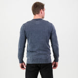 Springboks Overdyed Crew Neck Knit - Navy - Old School