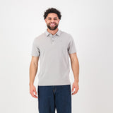 Springboks Pique Striper SS Polo - White - Old School