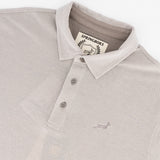 Springboks Pique Striper SS Polo - White - Old School