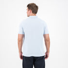 Springboks Popcorn Short Sleeve Golf Polo - Blue - Old School