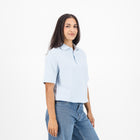 Springboks Popcorn Short Sleeve Golf Polo - Blue - Old School