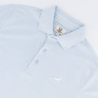 Springboks Popcorn Short Sleeve Golf Polo - Blue - Old School