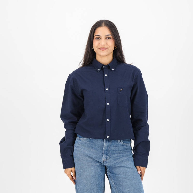 Springboks Premium Oxford Shirt - Navy - Old School