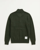 Springboks Quarter Zip Knit Knitwear Rifle Green - Old School