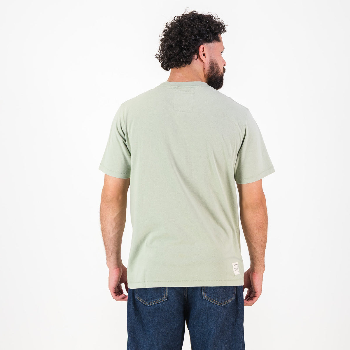 Springboks SML Bok HS Regular Crew Tee - Desert Sage - Old School