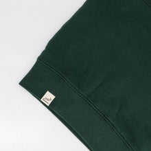 Springboks Twill SLV Quarter Zip Sweat - OS Green - Old School