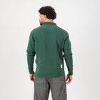 Springboks Twill SLV Quarter Zip Sweat - OS Green - Old School