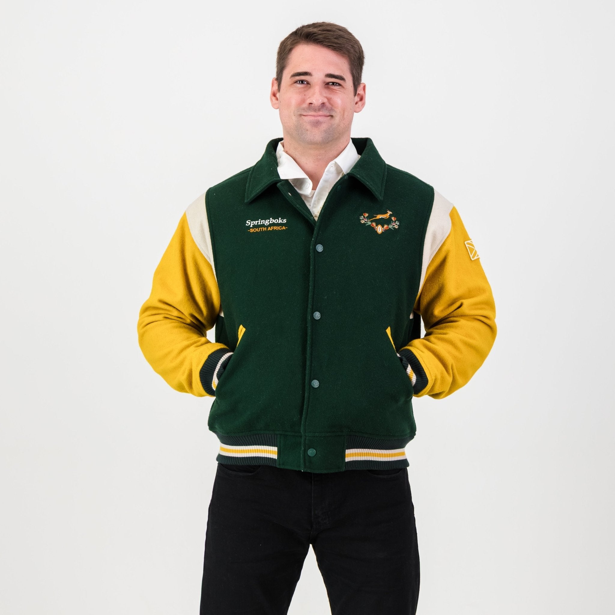 Springboks Wool Bomber Jacket - Old School