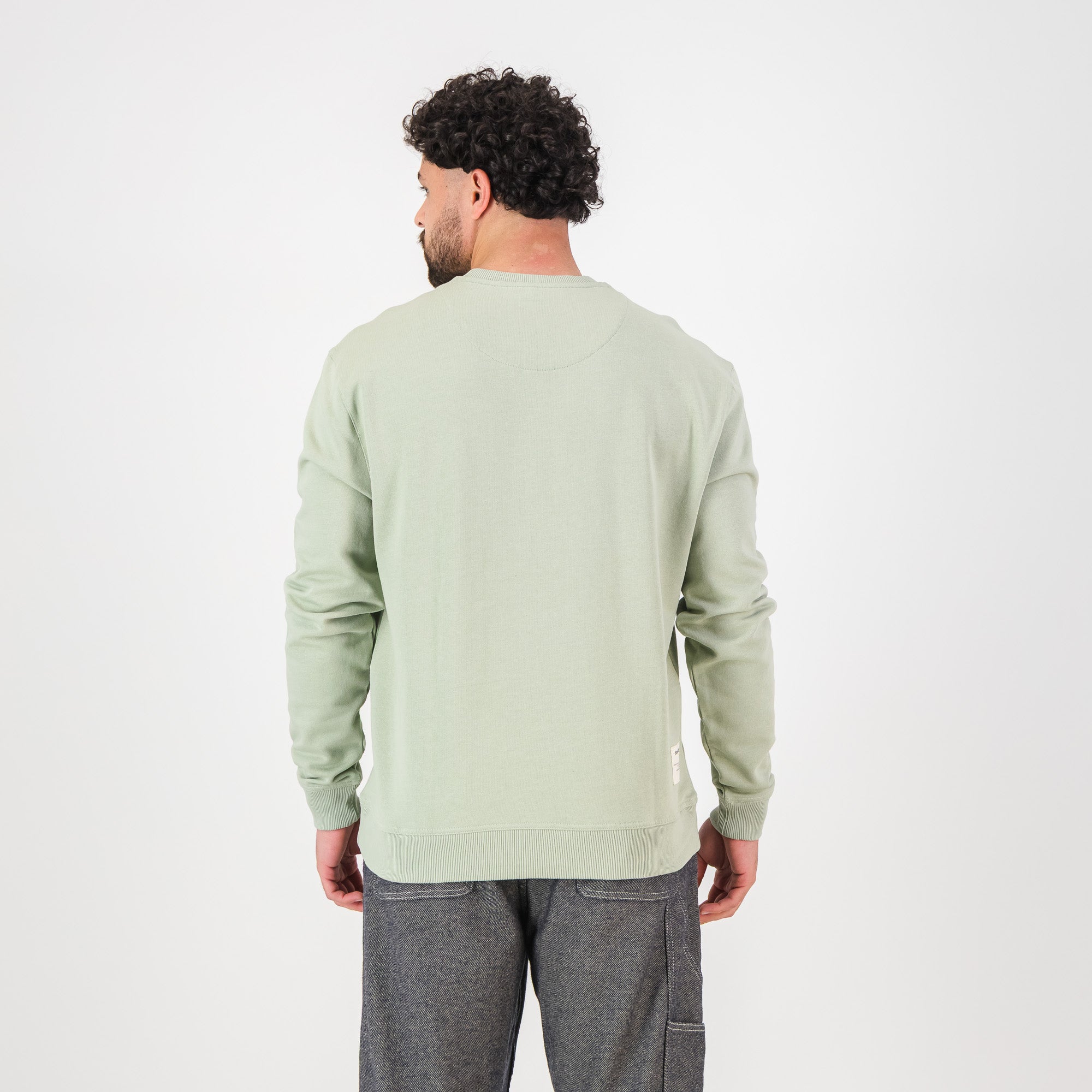 Springboks Word FGFG Crew Sweat - Desert Sage - Old School