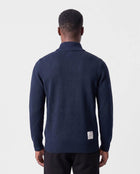Springboks Premium Quarter Zip Knit-Navy
