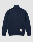 Springboks Premium Quarter Zip Knit-Navy