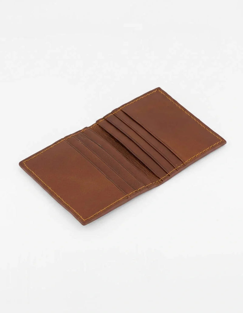 Springboks Leather Double Cardholder - Brown