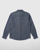 Springboks Jacquard LS Shirt Navy