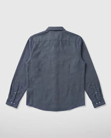 Springboks Jacquard LS Shirt Navy