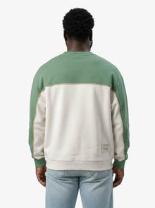 Springboks Retro Colour Block LS Sweatshirt Green