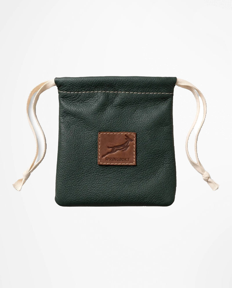 Springboks Tee Drawstring Pouch-Os Green