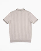 Springboks V Tipped Ribbed Knit SS Polo