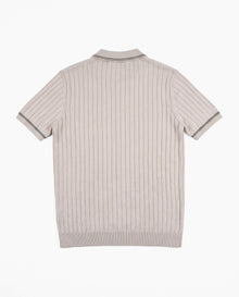 Springboks V Tipped Ribbed Knit SS Polo