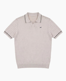 Springboks V Tipped Ribbed Knit SS Polo