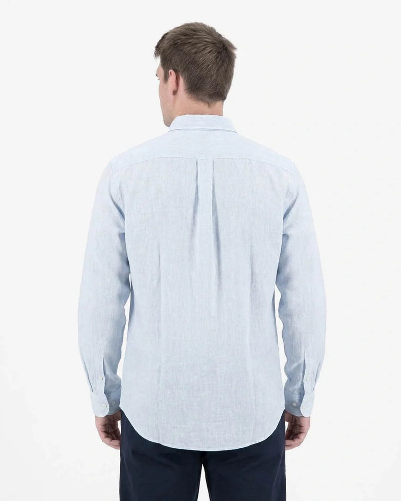 Springboks Yarn Dye Linen Shirt-Skyway