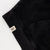 Stillknocks Acid Wash Hoodie Sweat - Black - Old School