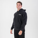 Stillknocks Acid Wash Hoodie Sweat - Black - Old School