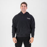 Stillknocks Acid Wash Hoodie Sweat - Black - Old School