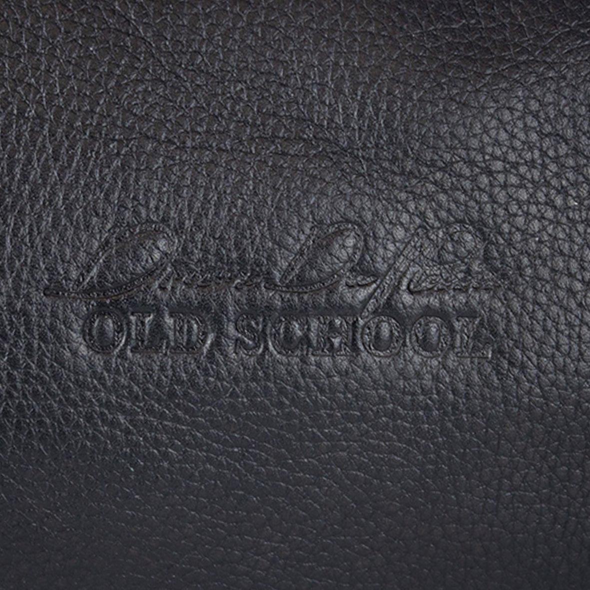 Stillknocks Leather Vanity Bag - Black - Old School