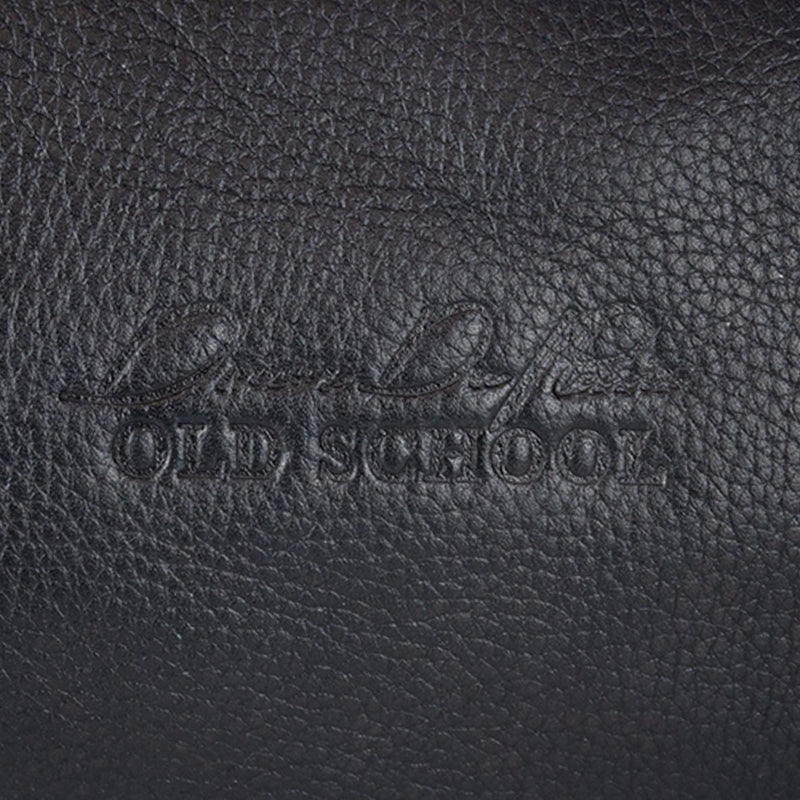Stillknocks Leather Vanity Bag - Black - Old School