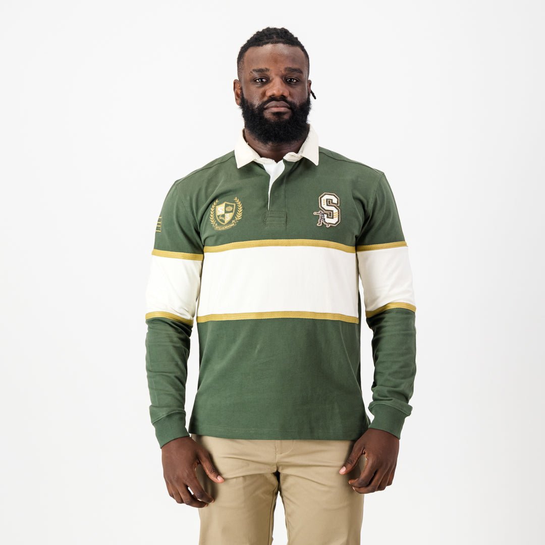 Stillknocks LS Rugby Jersey Enhanced - Military Olive - Old School