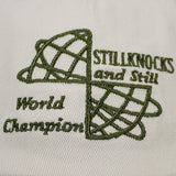 Stillknocks World Champ Two Tone Dad Cap - Ivory - Old School