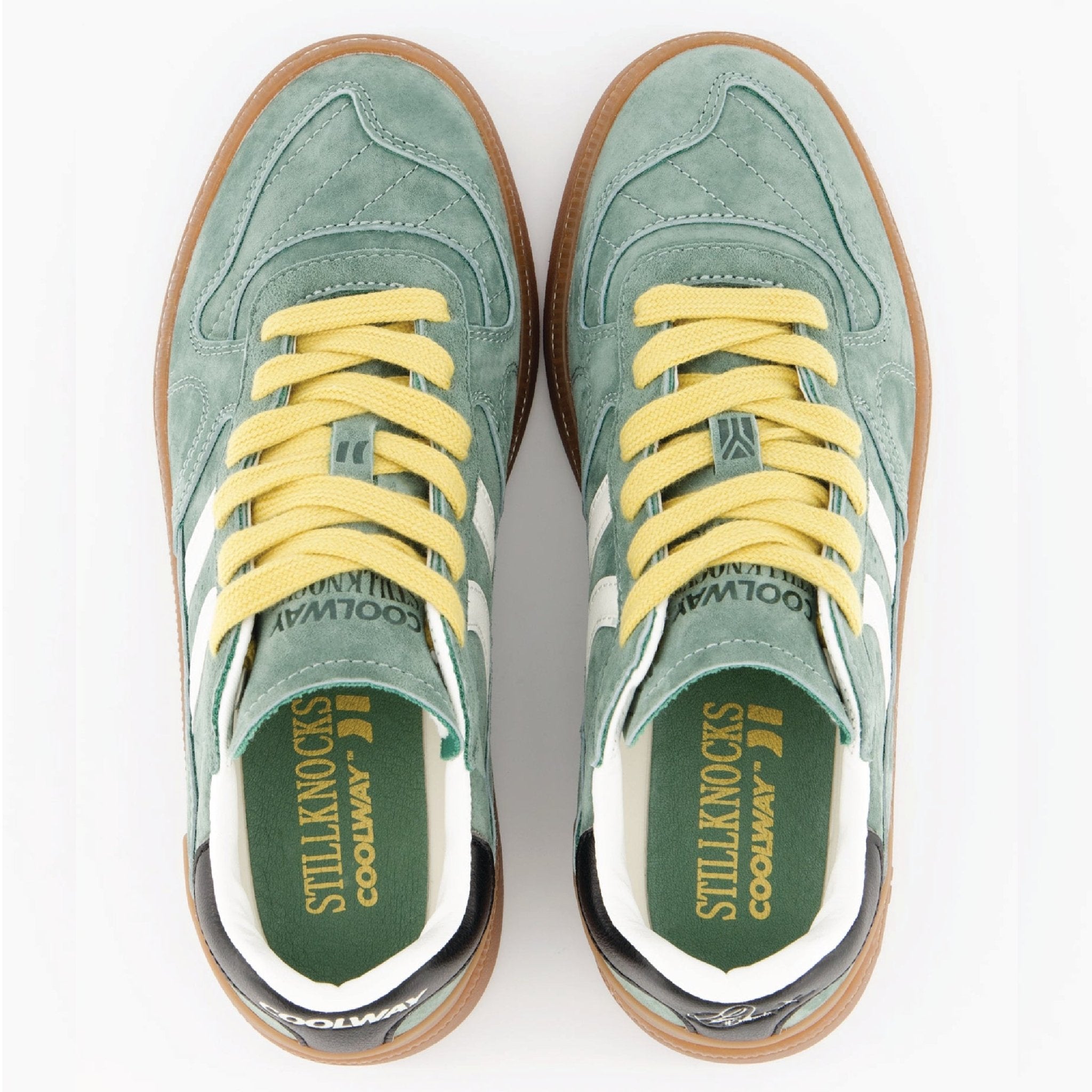 Stillknocks X Coolway X Old School Sneaker - Forest Green - Old School