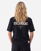 Stillknocks Built Different Boxy Tee Black
