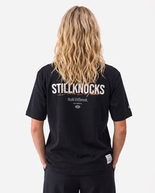 Stillknocks Built Different Boxy Tee Black