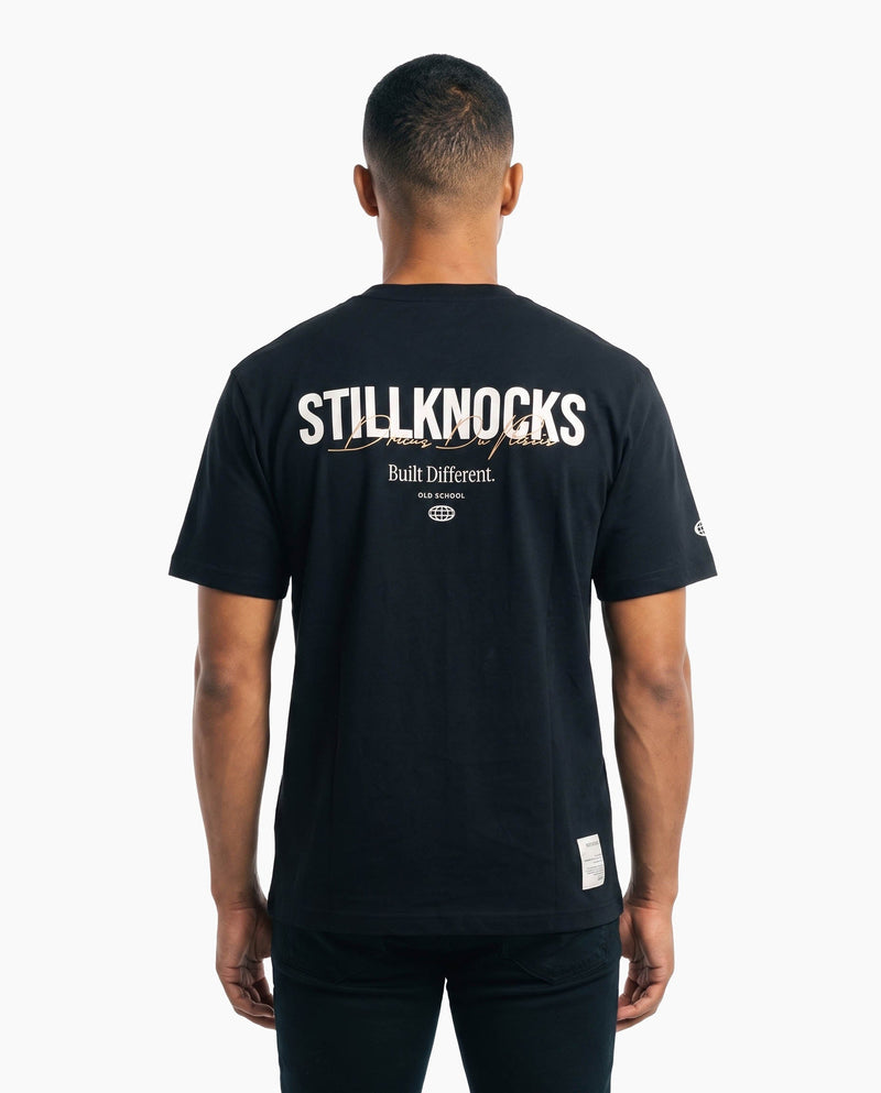 Stillknocks Built Different Boxy Tee Black