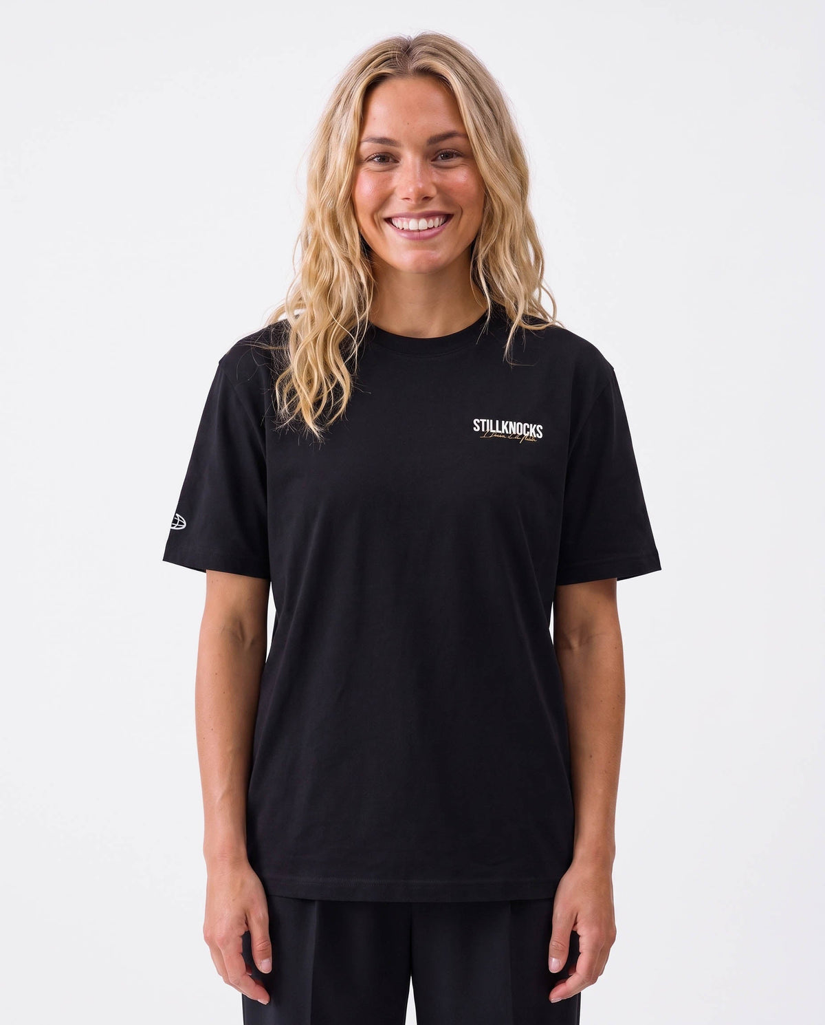 Stillknocks Built Different Boxy Tee Black
