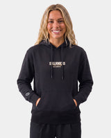 Stillknocks Washed Boxy Hoodie Sweatshirt Black