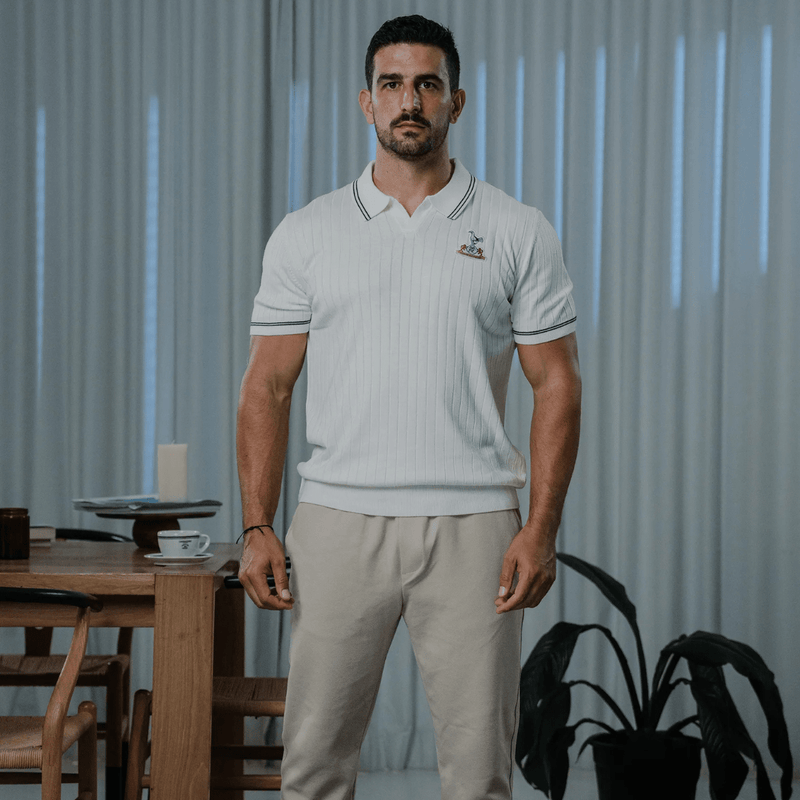 Tottenham Hotspur Signature Textured Polo - Old School